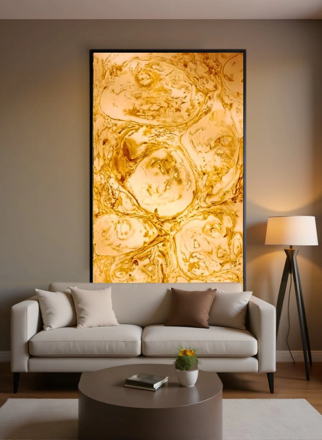 Creamy Onyx BackLit Sheet